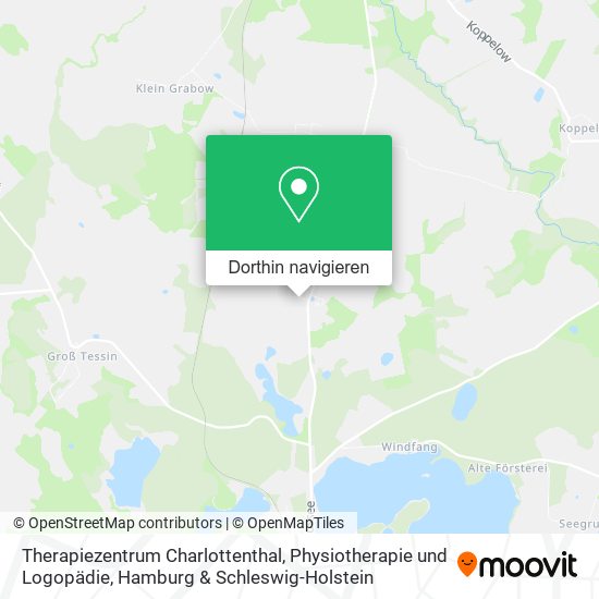 Therapiezentrum Charlottenthal, Physiotherapie und Logopädie Karte
