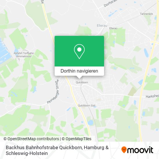 Backhus Bahnhofstrabe Quickborn Karte