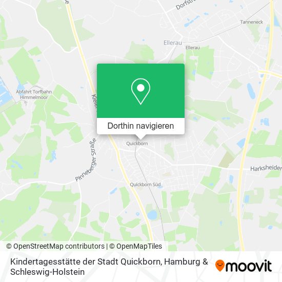 Kindertagesstätte der Stadt Quickborn Karte