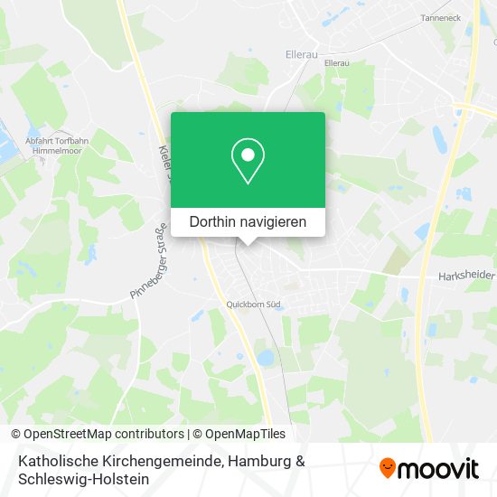 Katholische Kirchengemeinde Karte