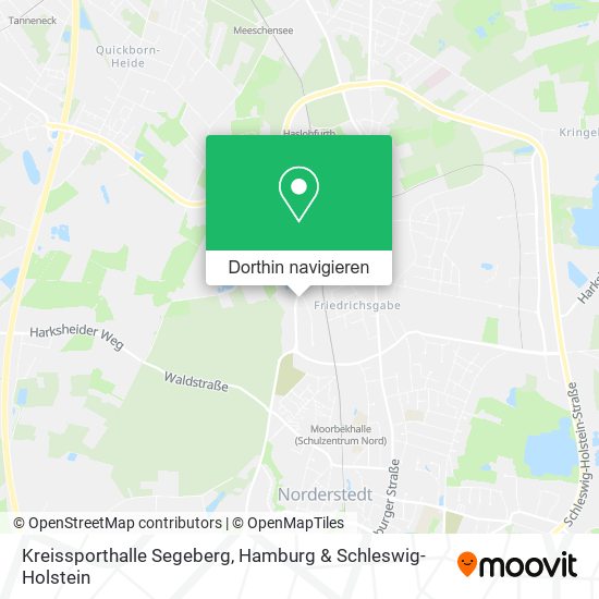 Kreissporthalle Segeberg Karte