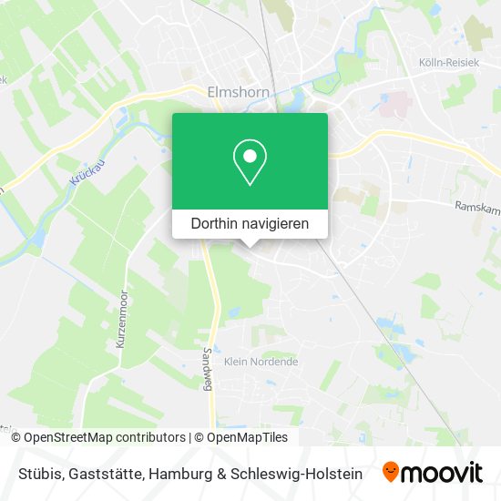 Stübis, Gaststätte Karte