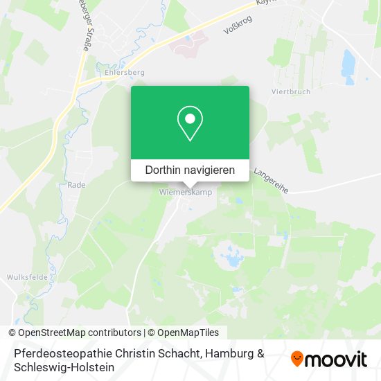 Pferdeosteopathie Christin Schacht Karte