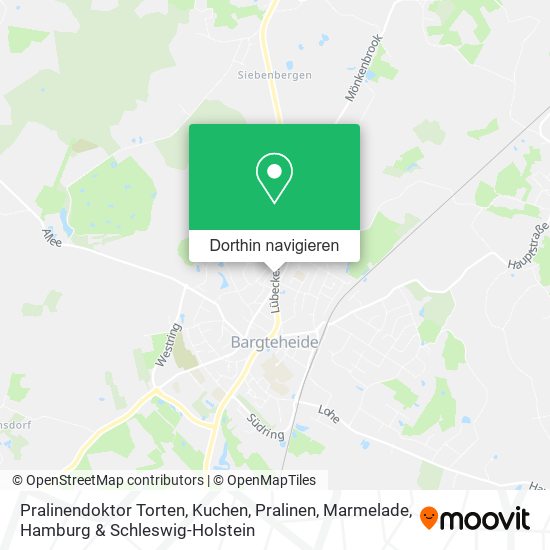 Pralinendoktor Torten, Kuchen, Pralinen, Marmelade Karte