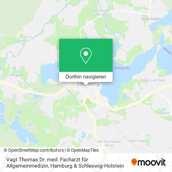 Vagt Thomas Dr. med. Facharzt für Allgemeinmedizin Karte
