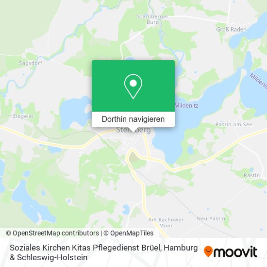 Soziales Kirchen Kitas Pflegedienst Brüel Karte