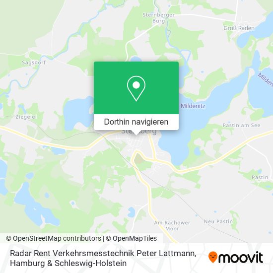 Radar Rent Verkehrsmesstechnik Peter Lattmann Karte