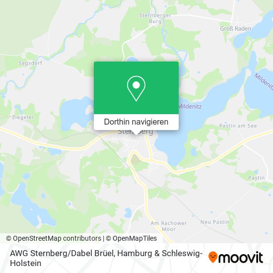 AWG Sternberg/Dabel Brüel Karte