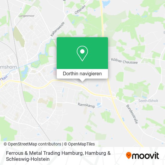Ferrous & Metal Trading Hamburg Karte