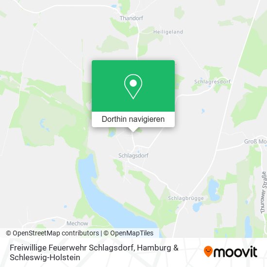 Freiwillige Feuerwehr Schlagsdorf Karte