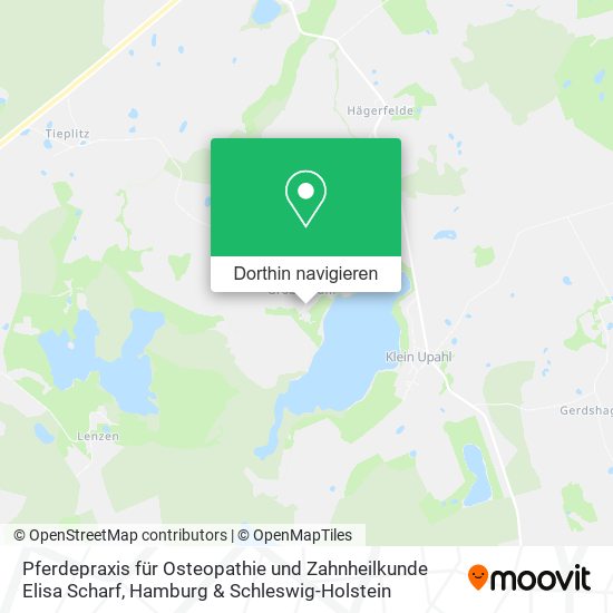 Pferdepraxis für Osteopathie und Zahnheilkunde Elisa Scharf Karte