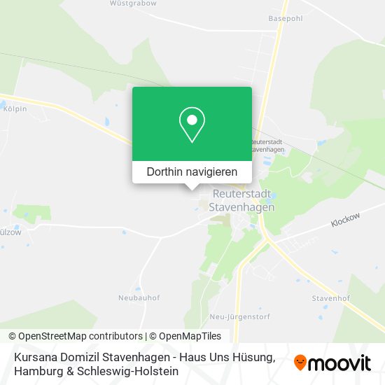Kursana Domizil Stavenhagen - Haus Uns Hüsung Karte