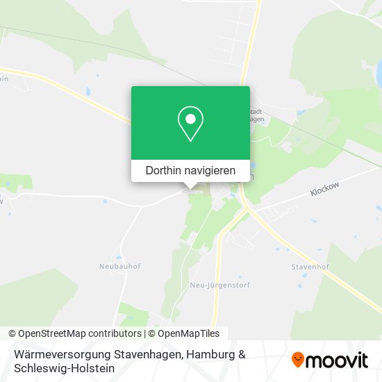 Wärmeversorgung Stavenhagen Karte