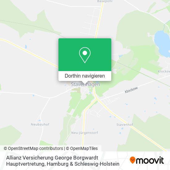 Allianz Versicherung George Borgwardt Hauptvertretung Karte
