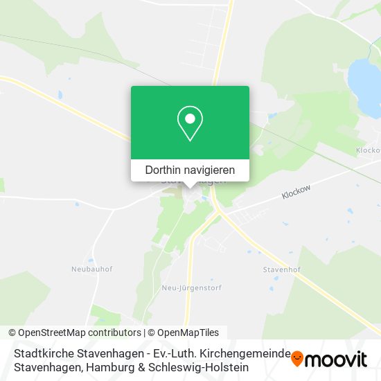 Stadtkirche Stavenhagen - Ev.-Luth. Kirchengemeinde Stavenhagen Karte