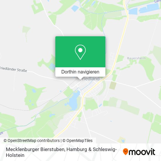 Mecklenburger Bierstuben Karte