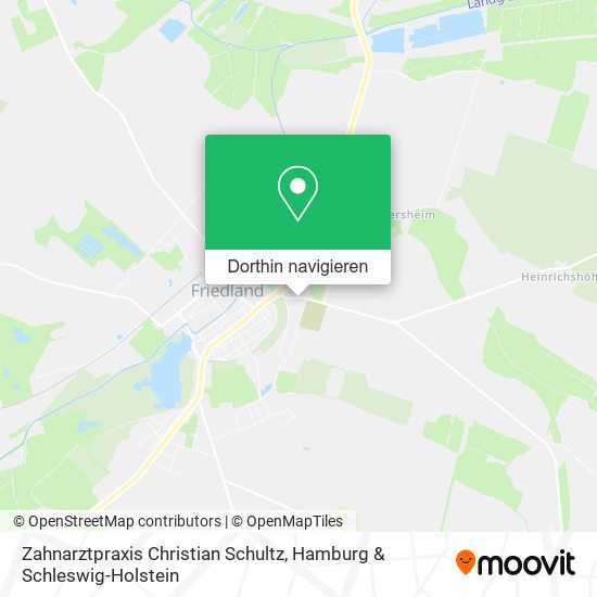 Zahnarztpraxis Christian Schultz Karte