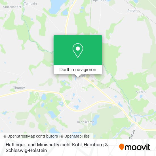 Haflinger- und Minishettyzucht Kohl Karte