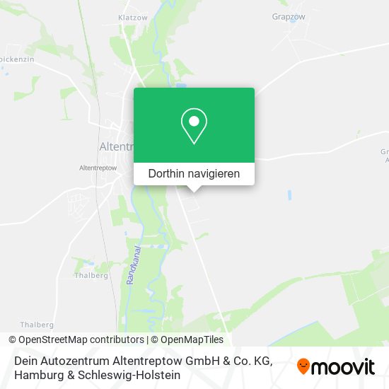 Dein Autozentrum Altentreptow GmbH & Co. KG Karte