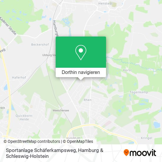 Sportanlage Schäferkampsweg Karte