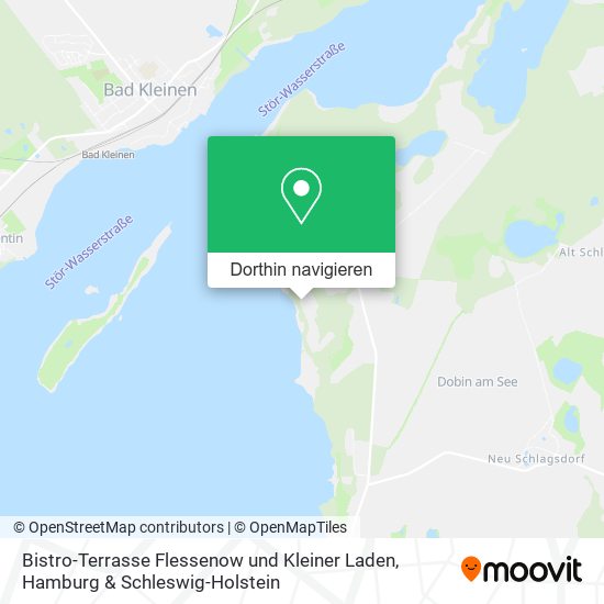 Bistro-Terrasse Flessenow und Kleiner Laden Karte
