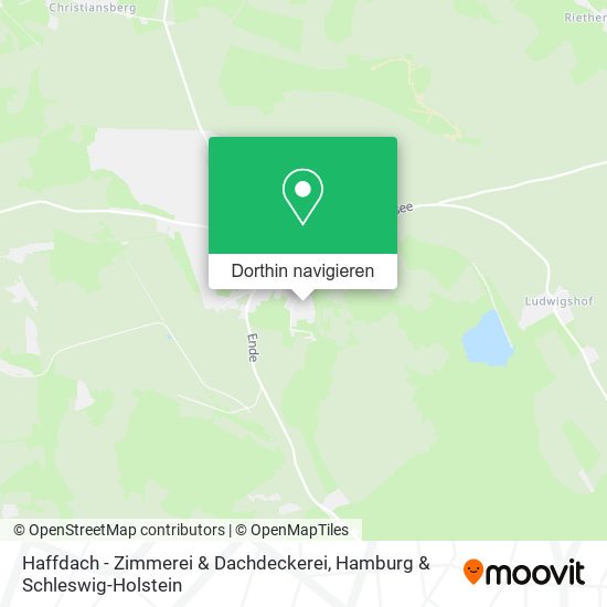 Haffdach - Zimmerei & Dachdeckerei Karte