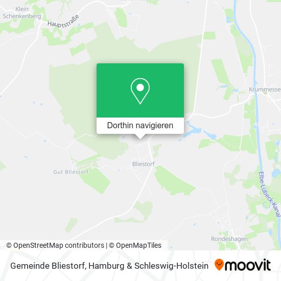 Gemeinde Bliestorf Karte