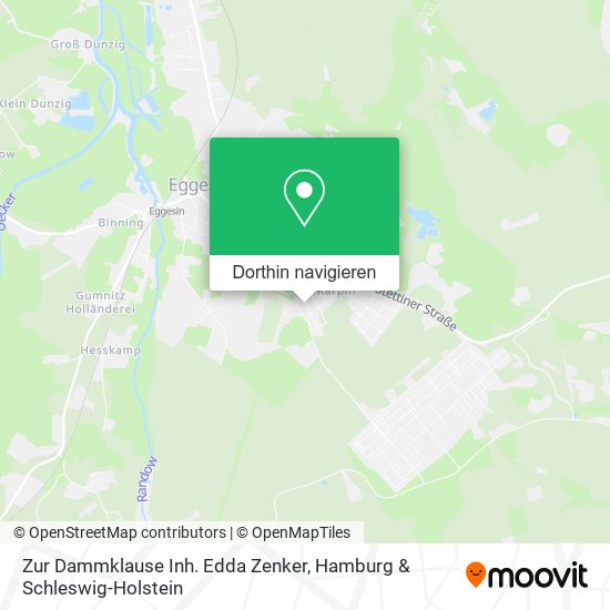 Zur Dammklause Inh. Edda Zenker Karte