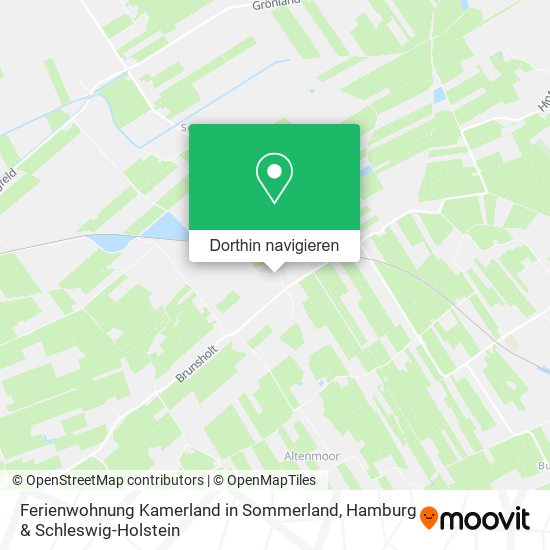 Ferienwohnung Kamerland in Sommerland Karte