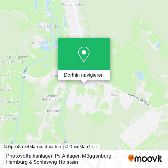 Photovoltaikanlagen Pv-Anlagen Müggenburg Karte