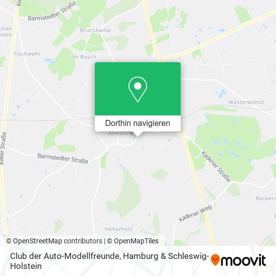 Club der Auto-Modellfreunde Karte