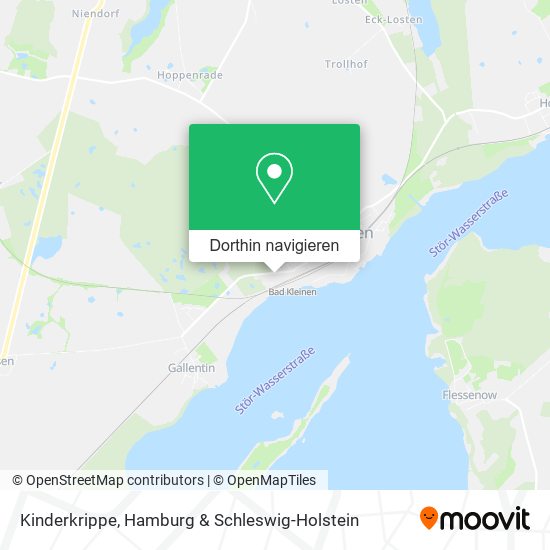 Kinderkrippe Karte