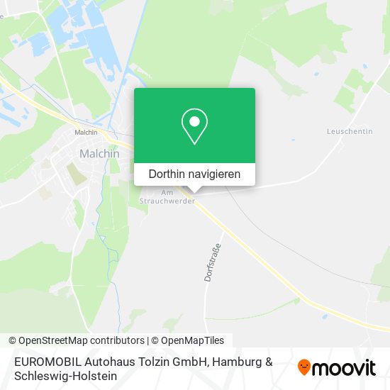 EUROMOBIL Autohaus Tolzin GmbH Karte