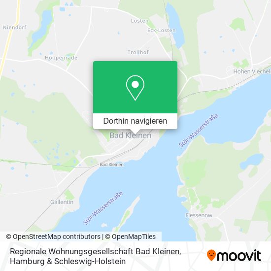Regionale Wohnungsgesellschaft Bad Kleinen Karte