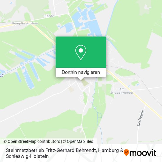 Steinmetzbetrieb Fritz-Gerhard Behrendt Karte