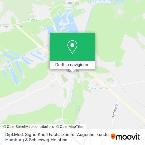 Dipl.Med. Sigrid Knöll Fachärztin für Augenheilkunde Karte
