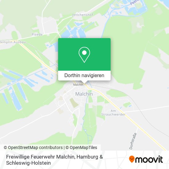 Freiwillige Feuerwehr Malchin Karte
