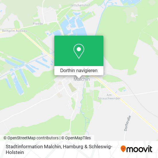 Stadtinformation Malchin Karte