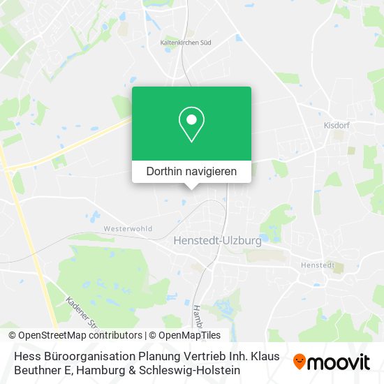 Hess Büroorganisation Planung Vertrieb Inh. Klaus Beuthner E Karte