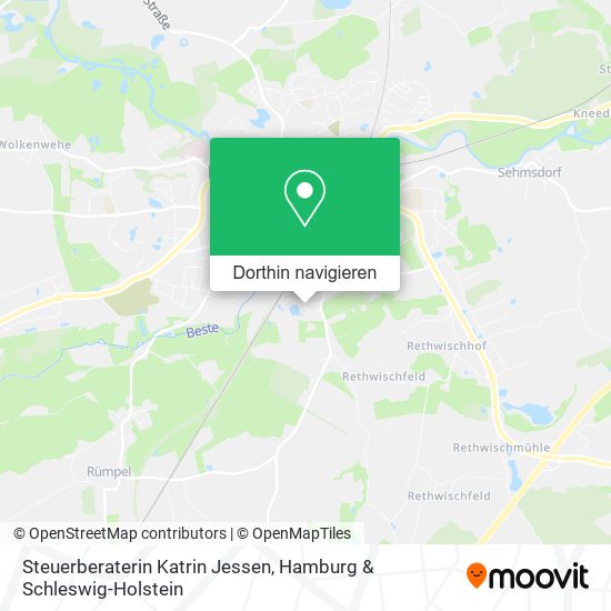Steuerberaterin Katrin Jessen Karte