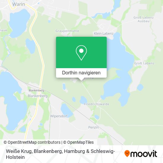 Weiße Krug, Blankenberg Karte