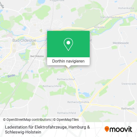 Ladestation für Elektrofahrzeuge Karte