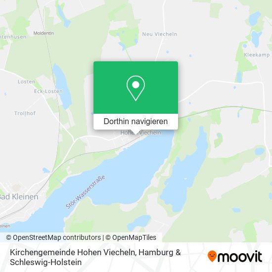 Kirchengemeinde Hohen Viecheln Karte
