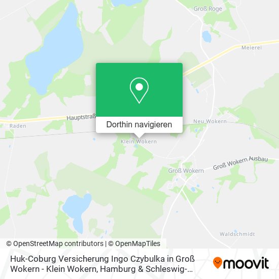 Huk-Coburg Versicherung Ingo Czybulka in Groß Wokern - Klein Wokern Karte