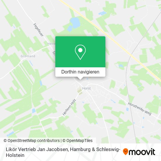 Likör Vertrieb Jan Jacobsen Karte