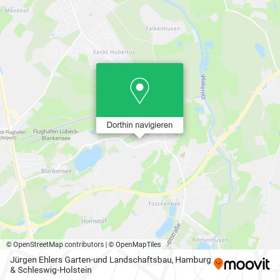 Jürgen Ehlers Garten-und Landschaftsbau Karte