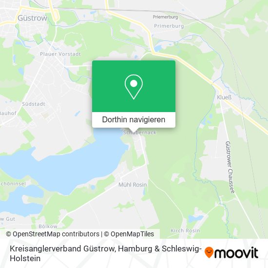 Kreisanglerverband Güstrow Karte