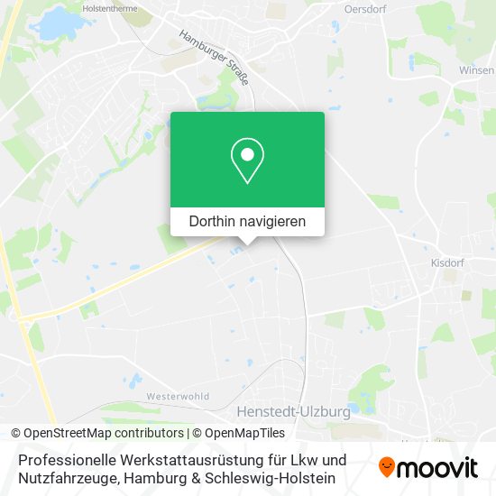 Professionelle Werkstattausrüstung für Lkw und Nutzfahrzeuge Karte