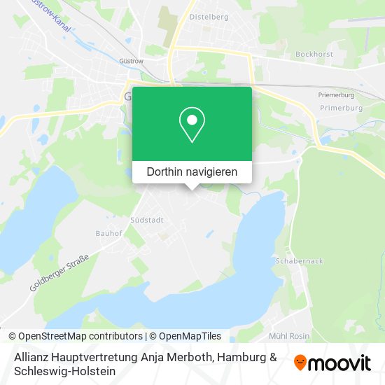 Allianz Hauptvertretung Anja Merboth Karte