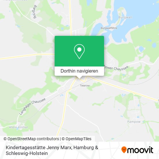 Kindertagesstätte Jenny Marx Karte